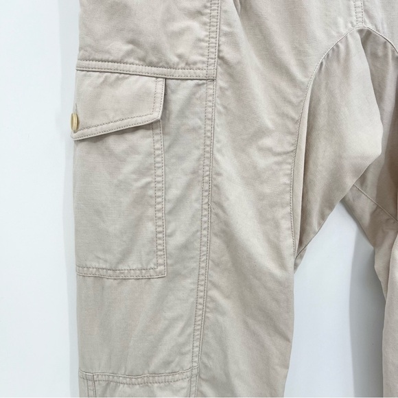 Ulla Johnson Edris Pant Cargo Pant Jogger Zip Ankle Pant in Neutral Size 4 - Picture 11 of 15